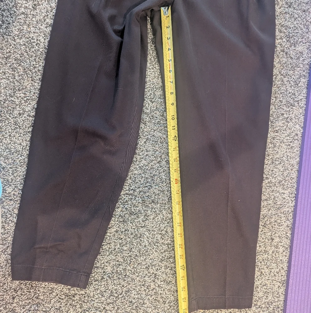 vintage Liz Claiborne Chocolate Brown Trousers - Picture 6 of 7